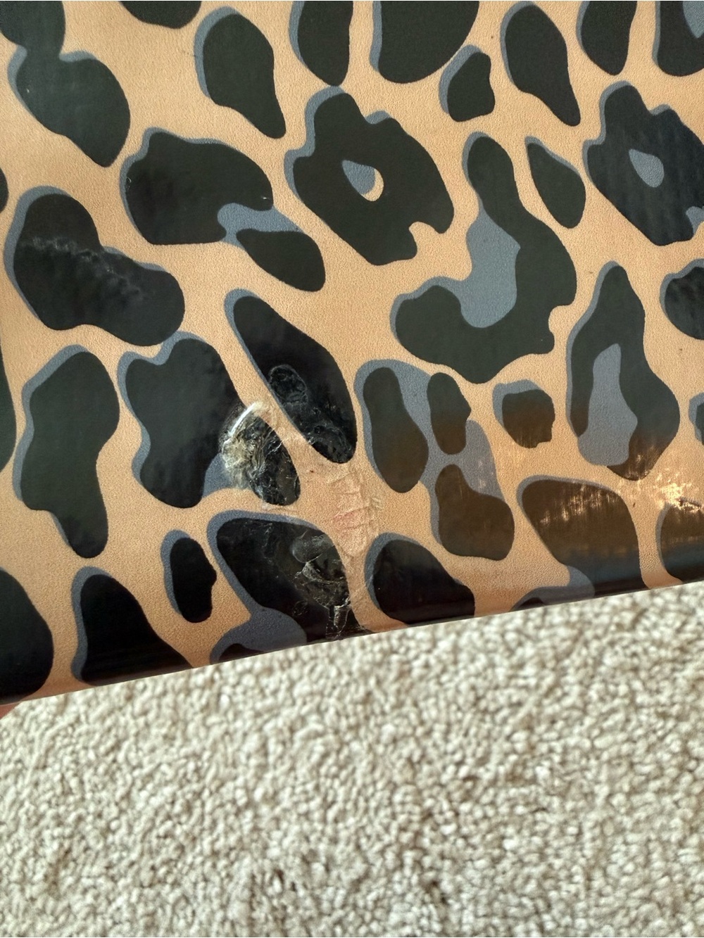 Consuela Leopard-Print Wallet in Tan, Black, Gray - Picture 4 of 4
